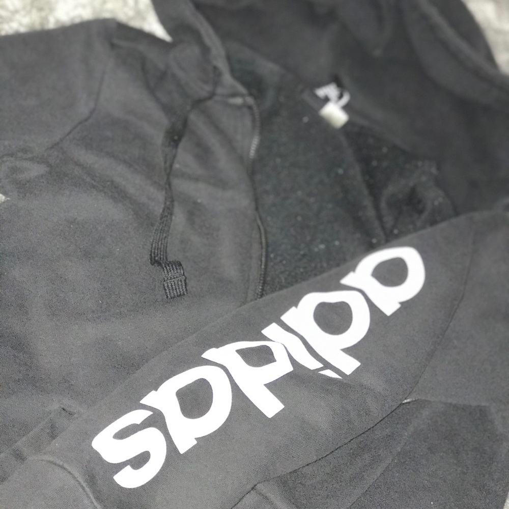 Black adidas sweater/jacket